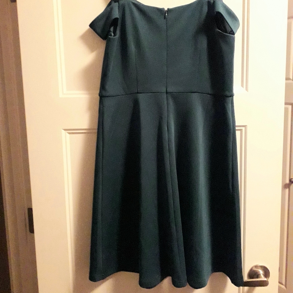 Ricki's Dark Teal Flare Dress - Picture 4 of 8